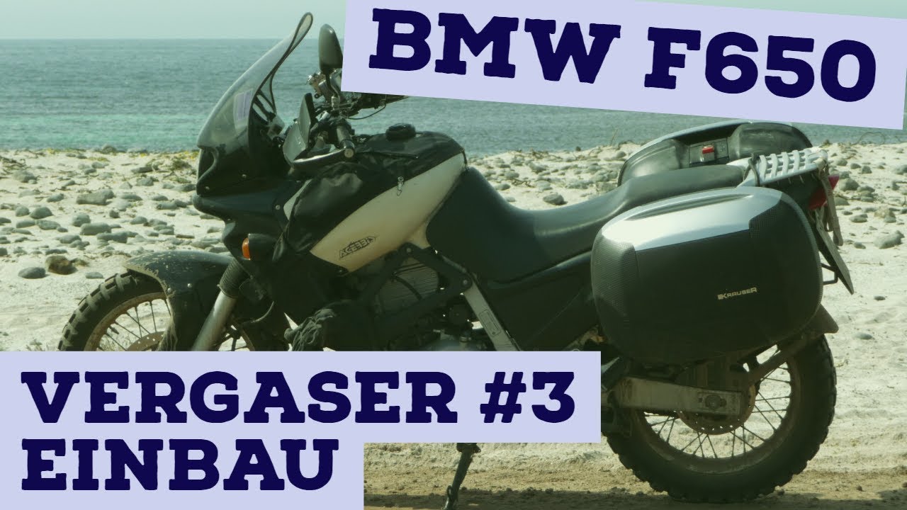 BMW F650 (169) Vergaser 3/3 Einbau