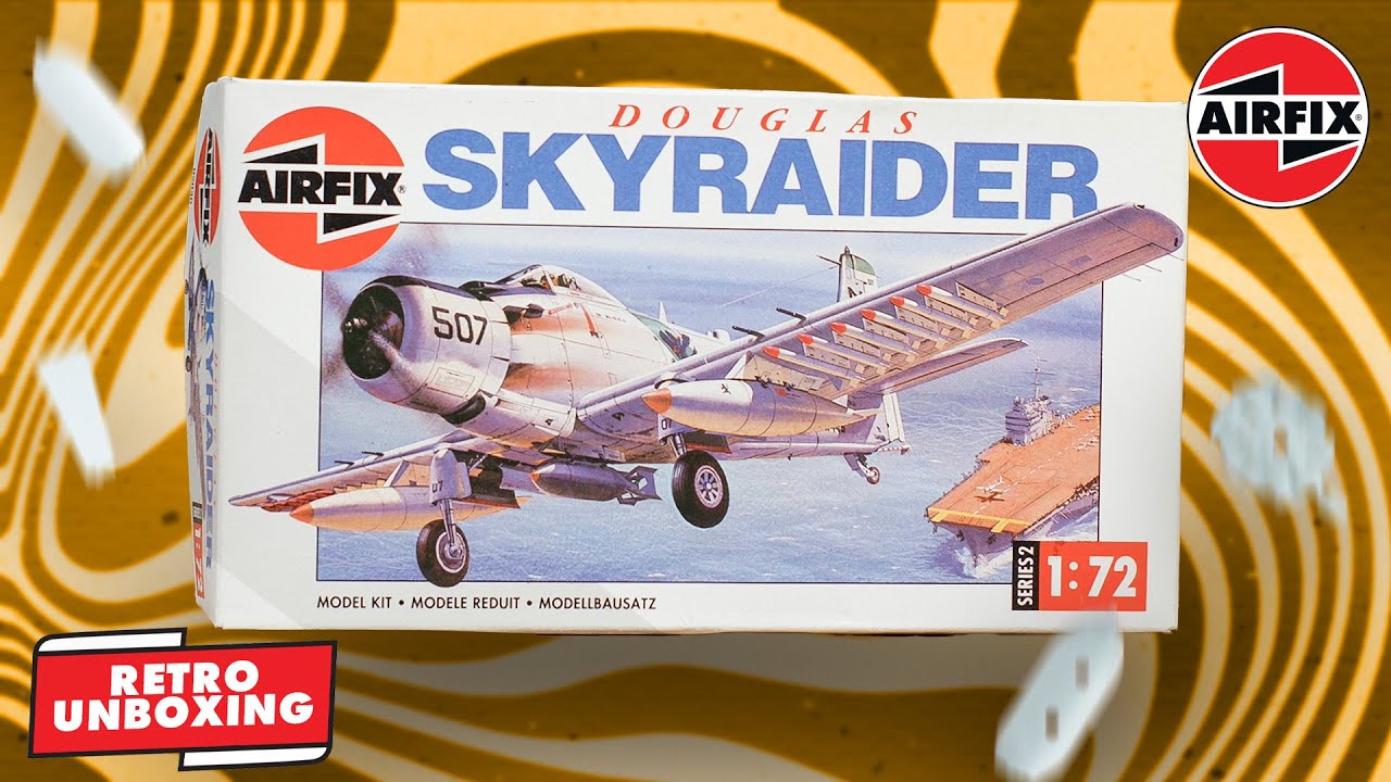 Retro Unboxing Airfix | Douglas Skyraider!