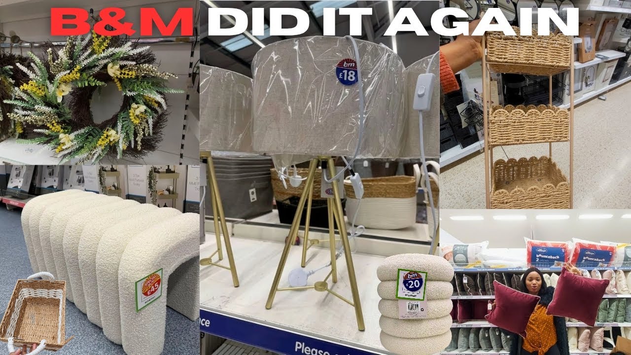 WHAT'S NEW IN B& M 2026 | Affordable Home Decor & Luxury Finds on a Budget