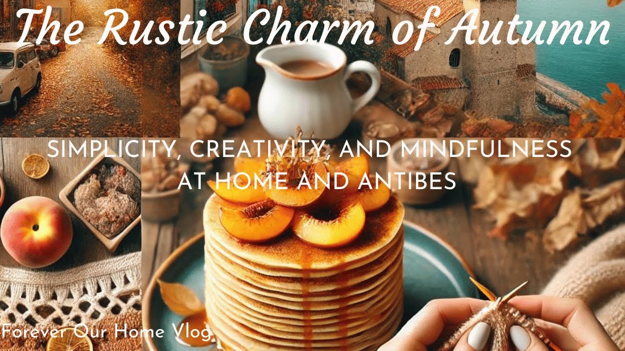 An Autumn Escape to Antibes | Vegan French Crepes | Cozy Knitting