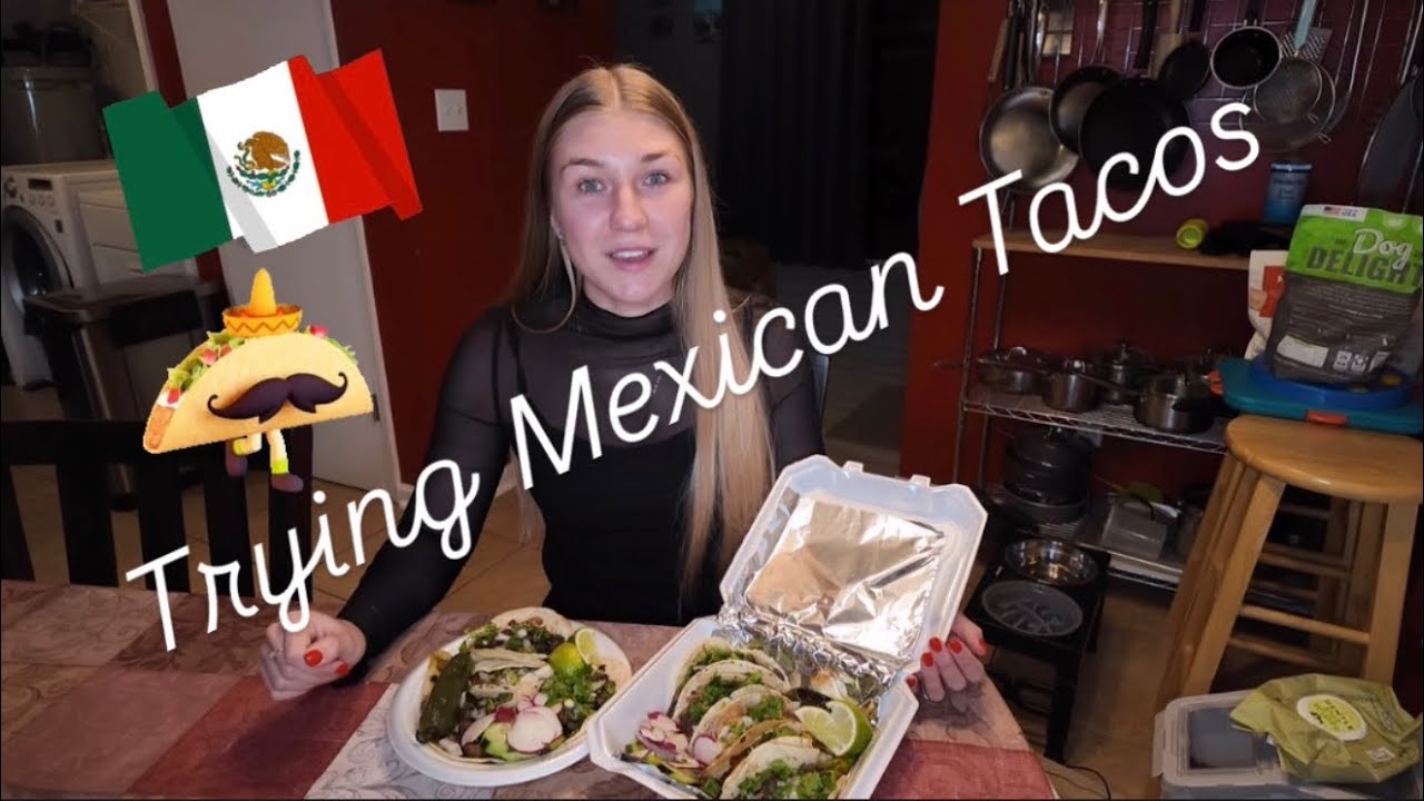 Russian Girl Tries Authentic Mexican Tacos for the First Time 🇷🇺🌮