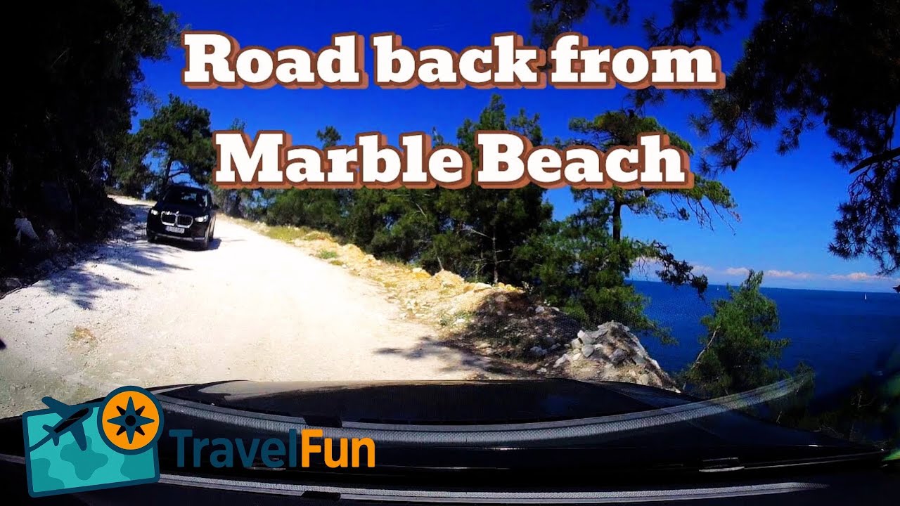 Back from Marble Beach 🇬🇷 | Scenic Road Trip through Thassos, Greece 🏝️🚗