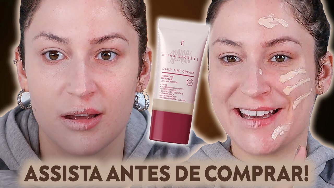 Tudo Sobre a Base Daily Tint Cream de NIINA SECRETS! #Sinceriduda