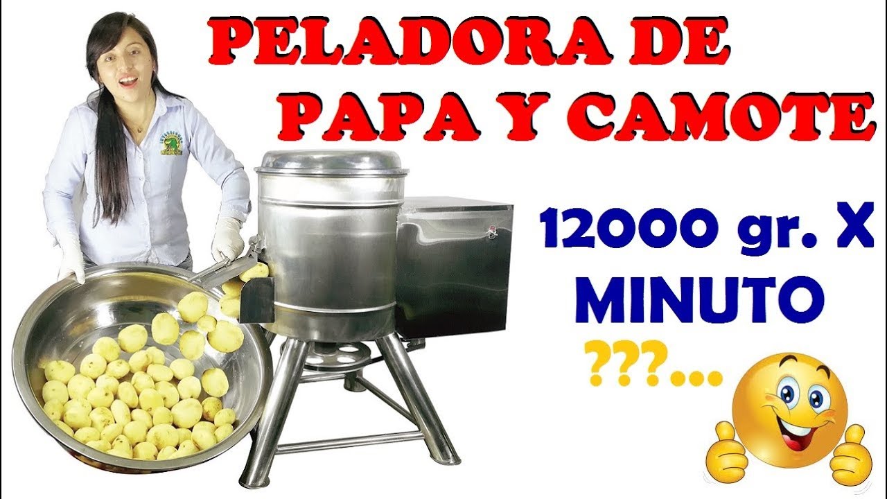 Maquina Peladora de Papas Industrial (PELADORA DE PAPAS ELÉCTRICA 2019 ) Pelador De Papas /Perú