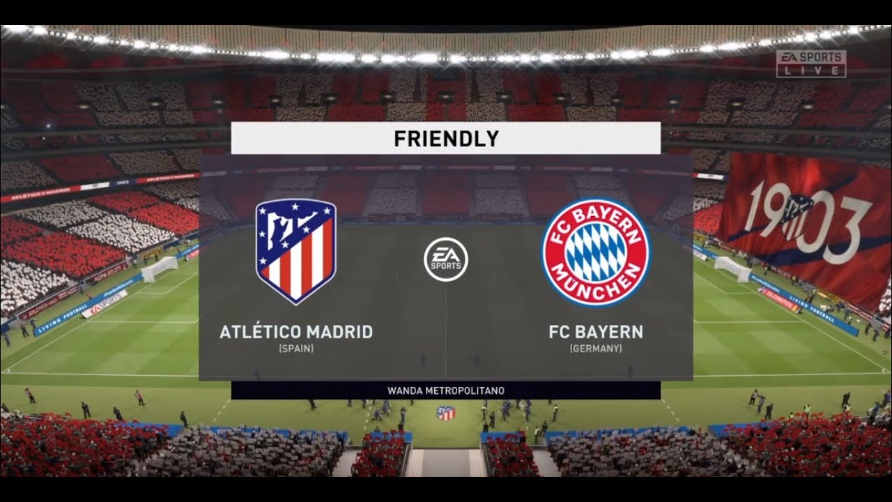 FIFA 20 - Atletico Madrid vs Bayern Munich - Full Match & Gameplay