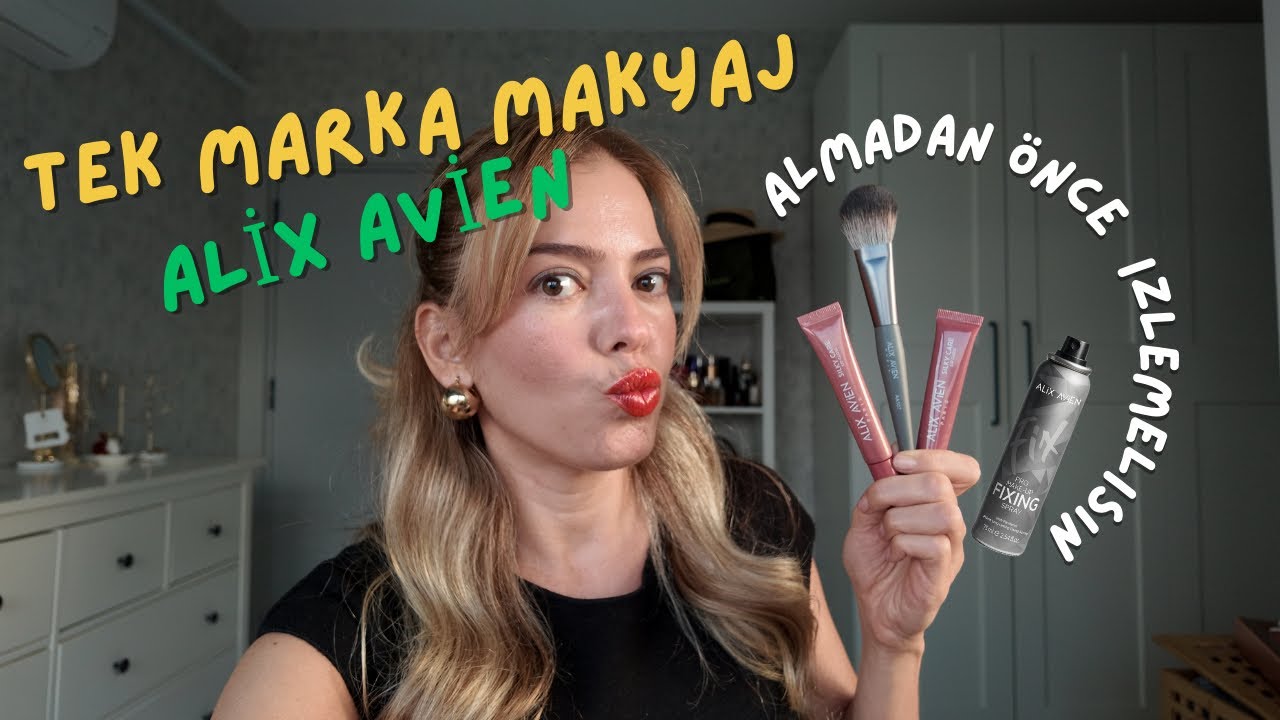 Tek Marka Makyajı ALİX AVİEN....  #makyaj #merveakaydın #alixavien