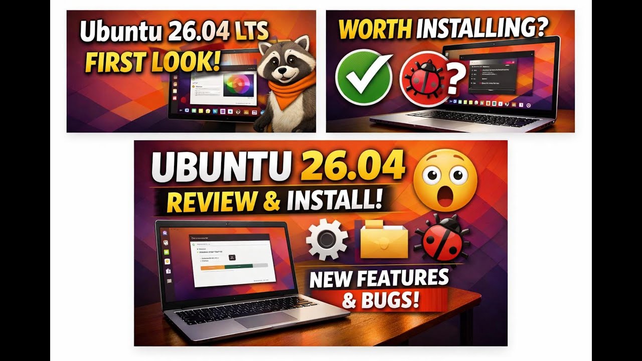 🚀 Ubuntu 26.04 LTS (Resolute Raccoon) &ndash; Complete Introduction, Installation & Desktop Walkthrough