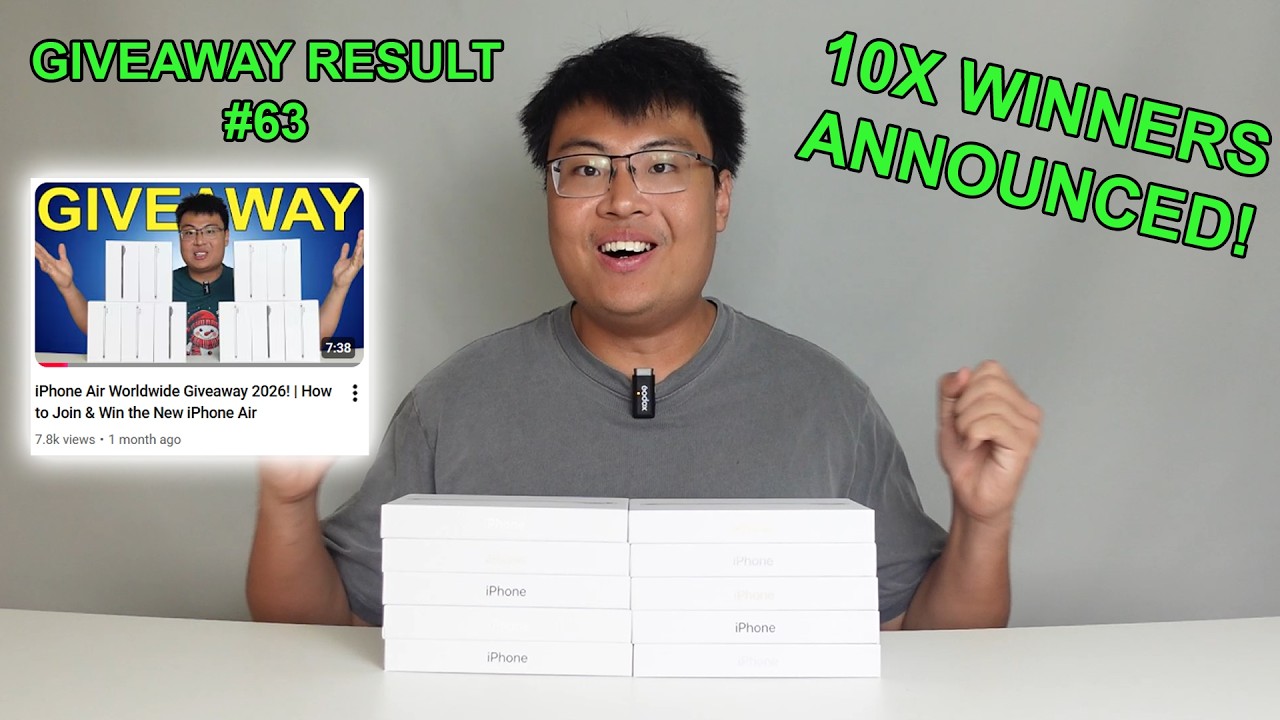 Giveaway Result #63