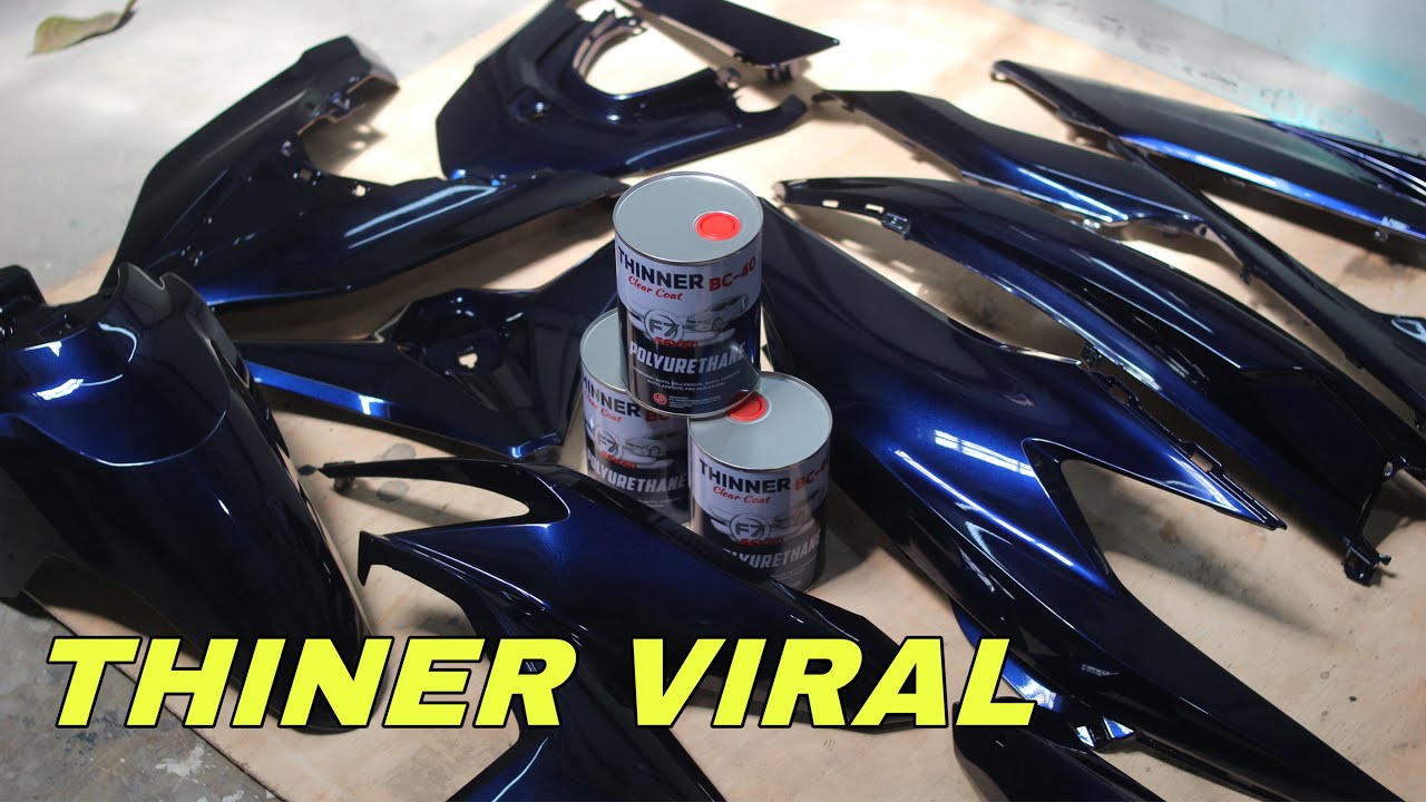 STNK BLACK ENTRY,,Bluish Black Repaint Full Body Vario Moon Light Blue | Thinner Bc 40 F7 Seven