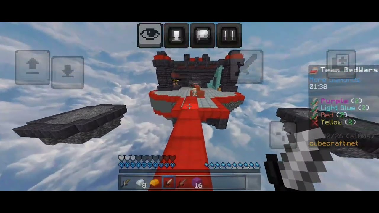 Playing bedwars