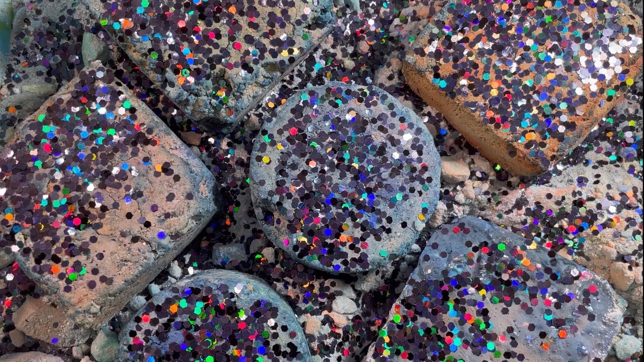 Fun and Fugly Dyed Chalk Reforms | ASMR Gymchalk Crumbling