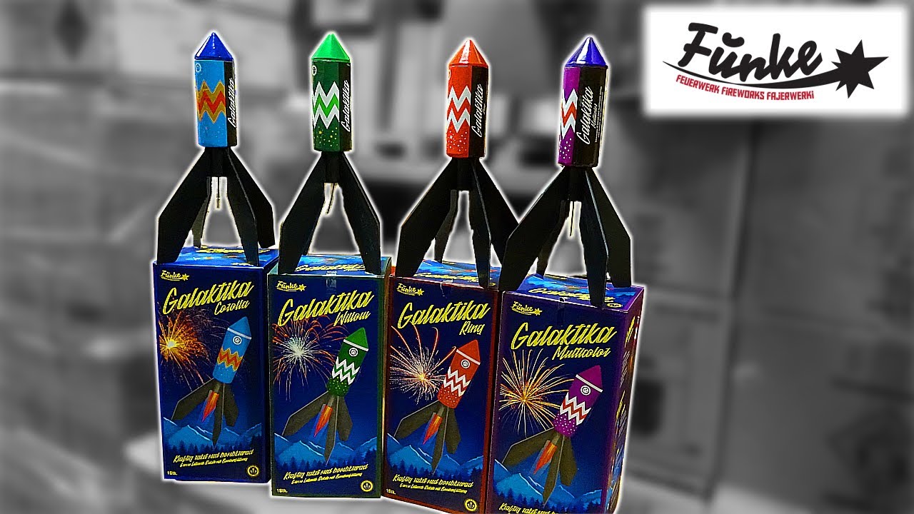 FUNKE GALAKTIKA RAKETEN | 75g SCHWARZPULVER POWER