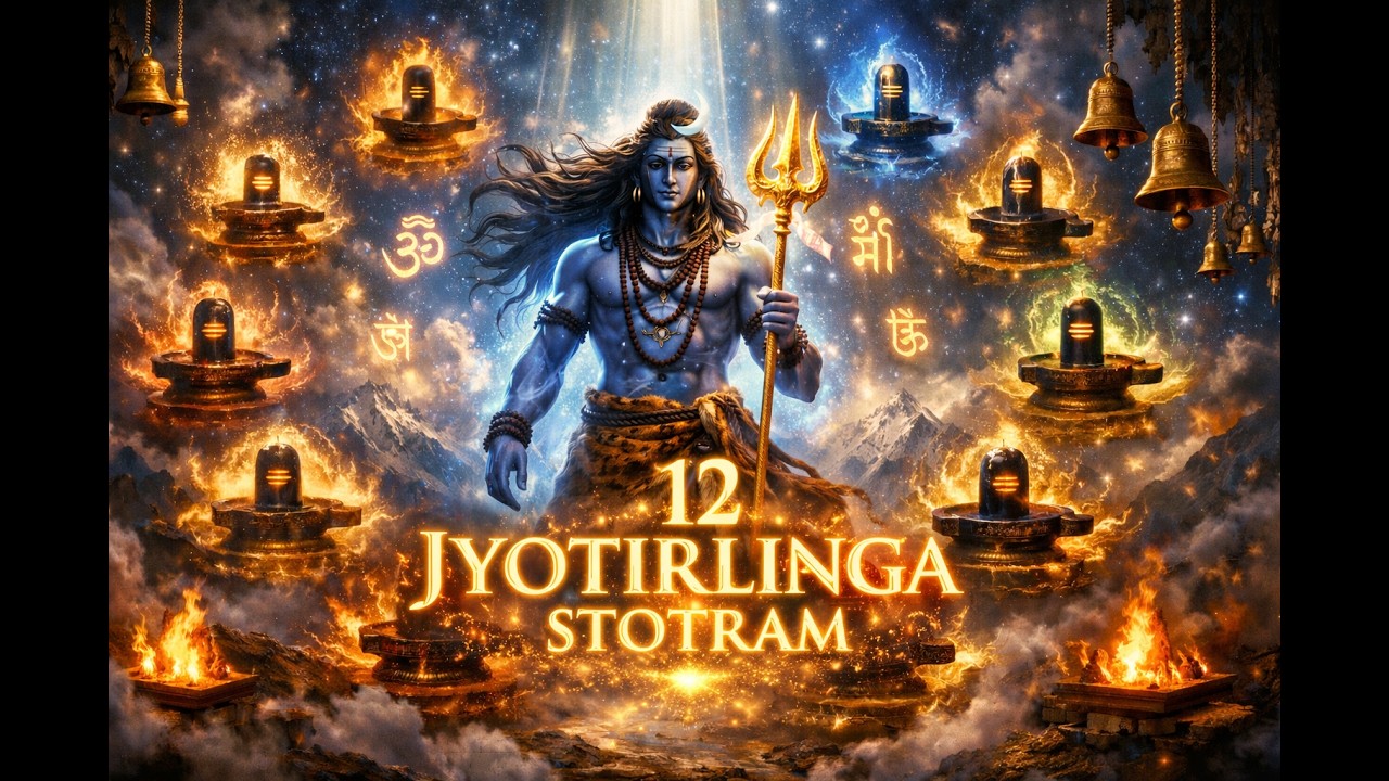 Dwadash Jyotirlinga Stotram | 12 Jyotirlinga Shiva Stotram | Most Powerful Lord Shiva Chant