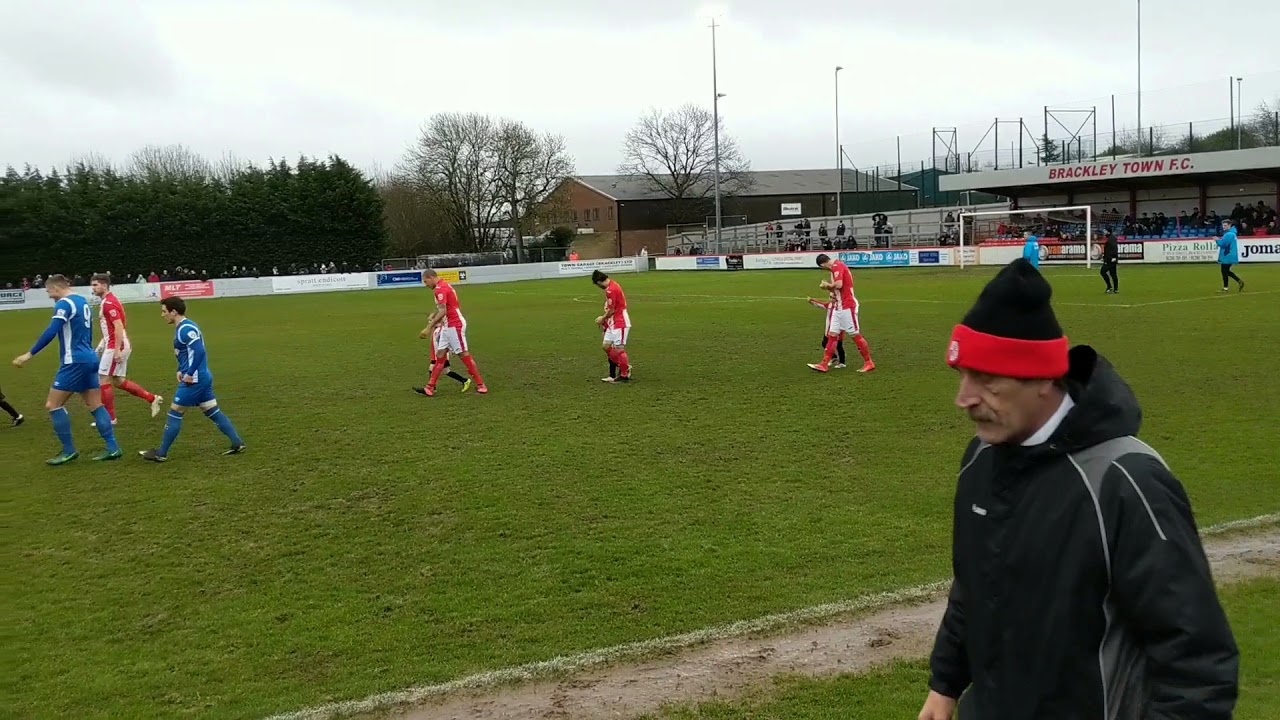 Mascot for Brackley Town vs Salford City