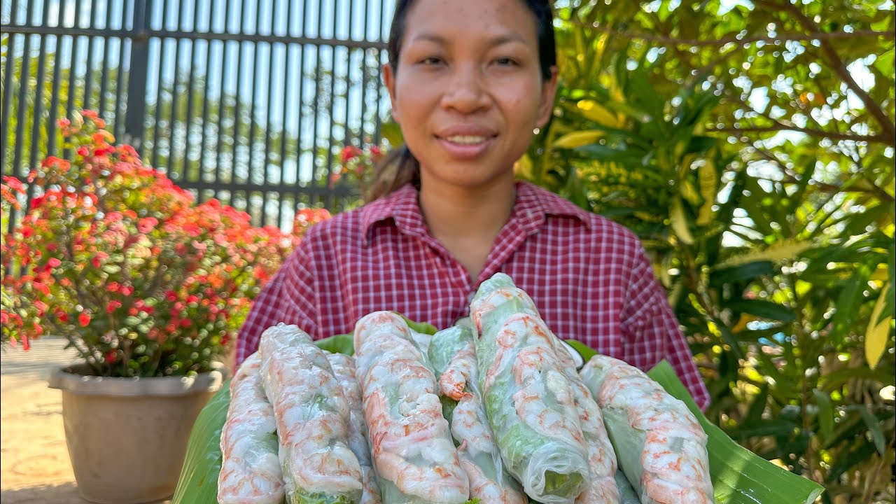 ថ្ងៃនេះធ្វើណែមឆៅហូប ពុកម៉ែបងប្អូនមួយចំនួនហៅគួង Chhom Sreypach - ឆម ស្រីផាច