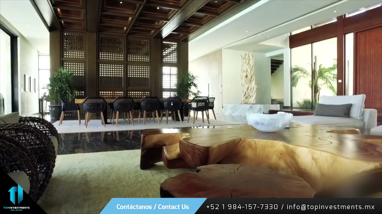 Lujosa Casa en venta en Playa del Carmen frente al mar - Playacar Rivera Maya