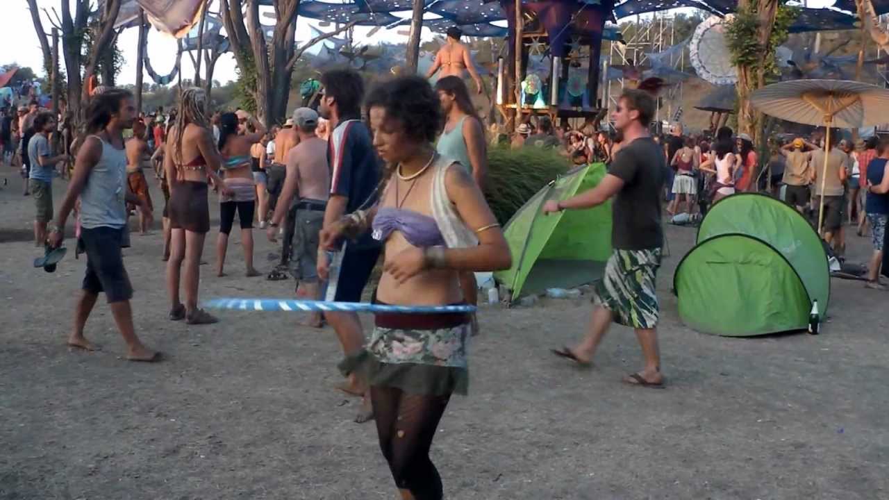 Ozora 2012 - The best hula hoop dance