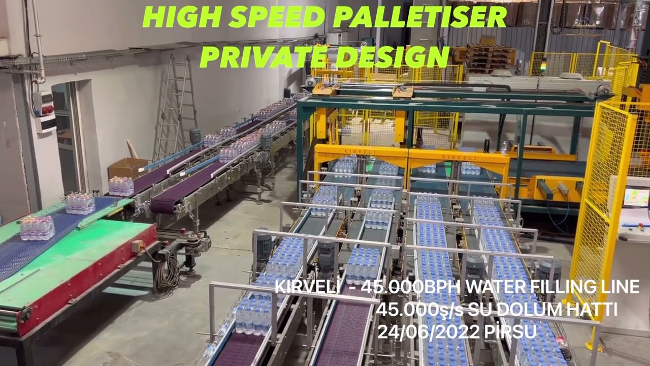 KIRVELİ 45.000 bph WATER FILLING LINE - SU DOLUM HATTI