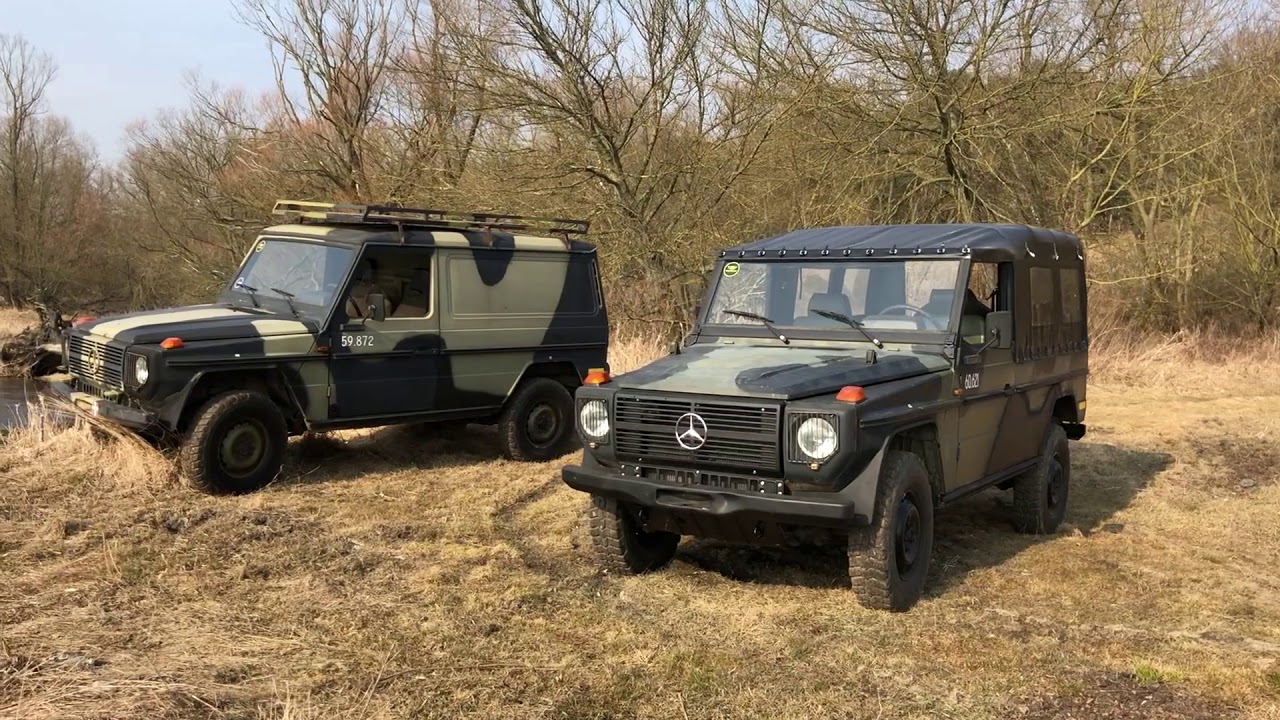 Sunday Trip Mercedes LWB 240GD Softop & G240 Hardtop EX-ARMY