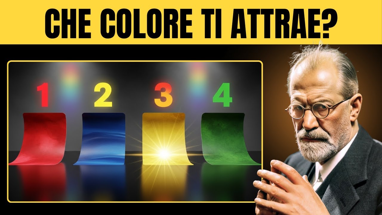 Il Primo COLORE Che Ti Attrae Rivela La Tua Mente Profonda