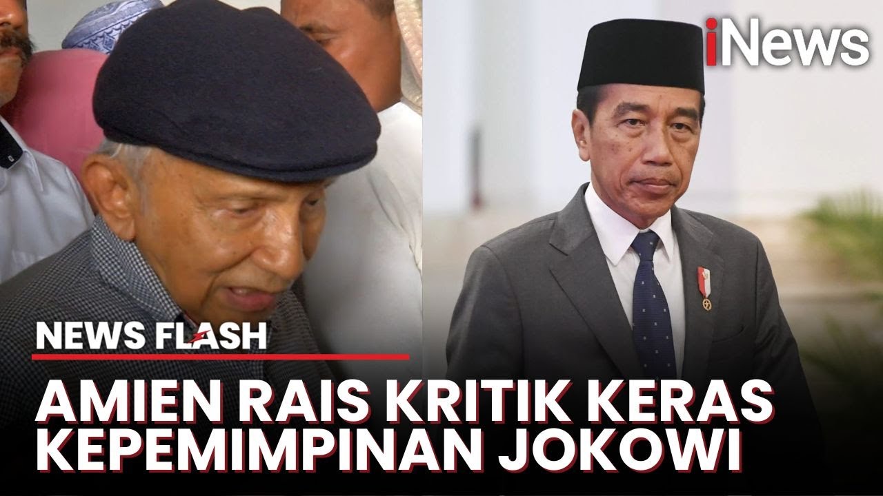Keras! Amien Rais Tuding Jokowi Lakukan Kejahatan Politik