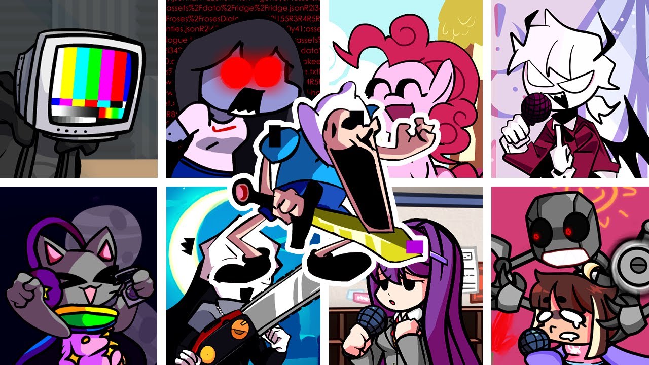 FNF Corrupted Hero But Different Characters Sing It 🎼 (Adventure Time Song But Everyone Sings It)