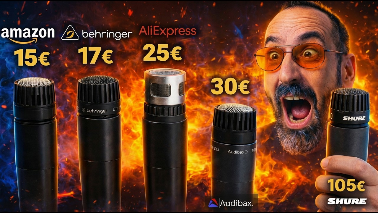 SM57 vs CLONES BARATOS: Prueba DEFINITIVA! 😳