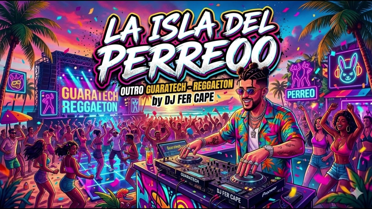 Bad Bunny - La Isla del PerrEoO | Transición Guaratech a Reggaeton (128 - 102 BPM)
