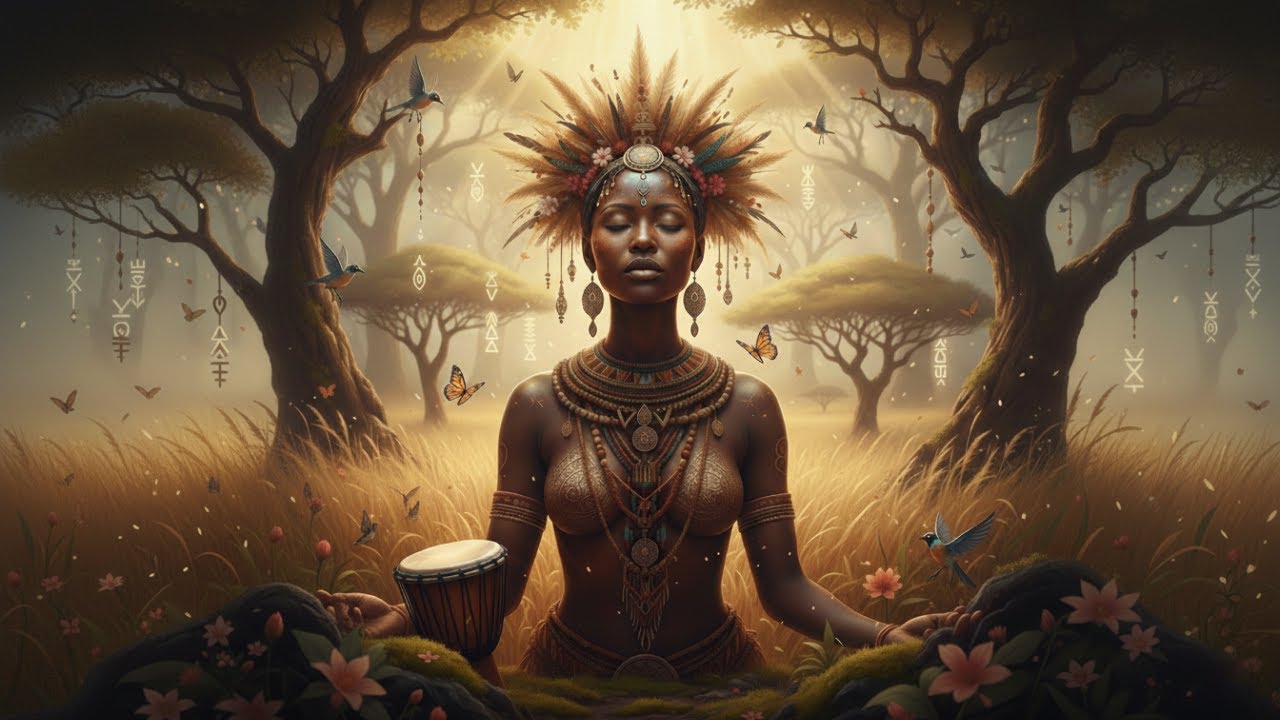 Zulu Nature Whispers 🌿 | 2 Hours Ancestral Healing & Deep African Forest Ambient