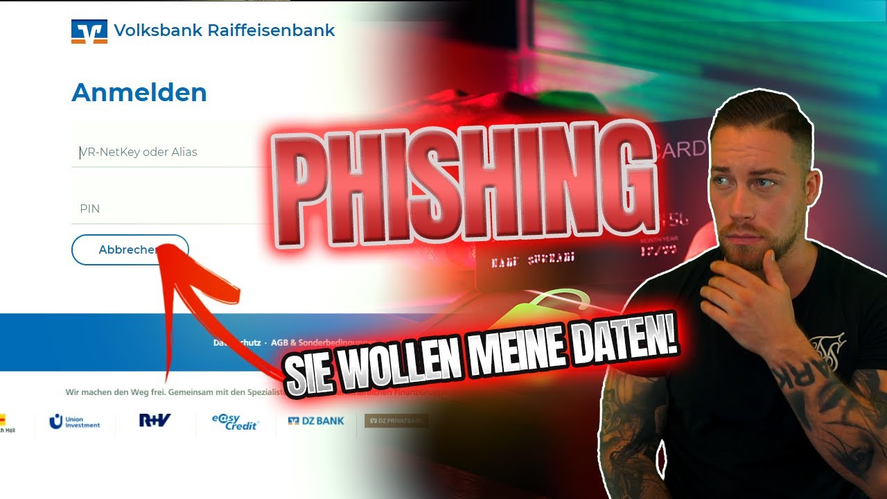 Sie wollen meine Daten! - So erbeuten Cyberkriminelle Bank Logins - Phishing Mail