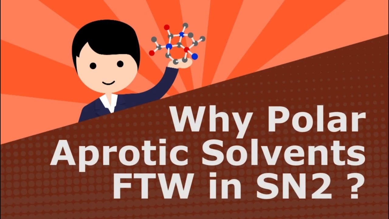 Почему полярные апротонные растворители подходят для SN2-замещения