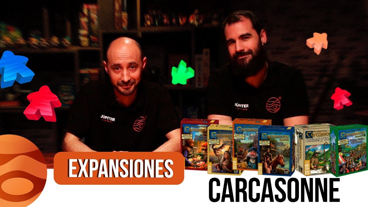 Las mejores EXPANSIONES de CARCASSONNE 🤴🏽 | #jupiclasicos