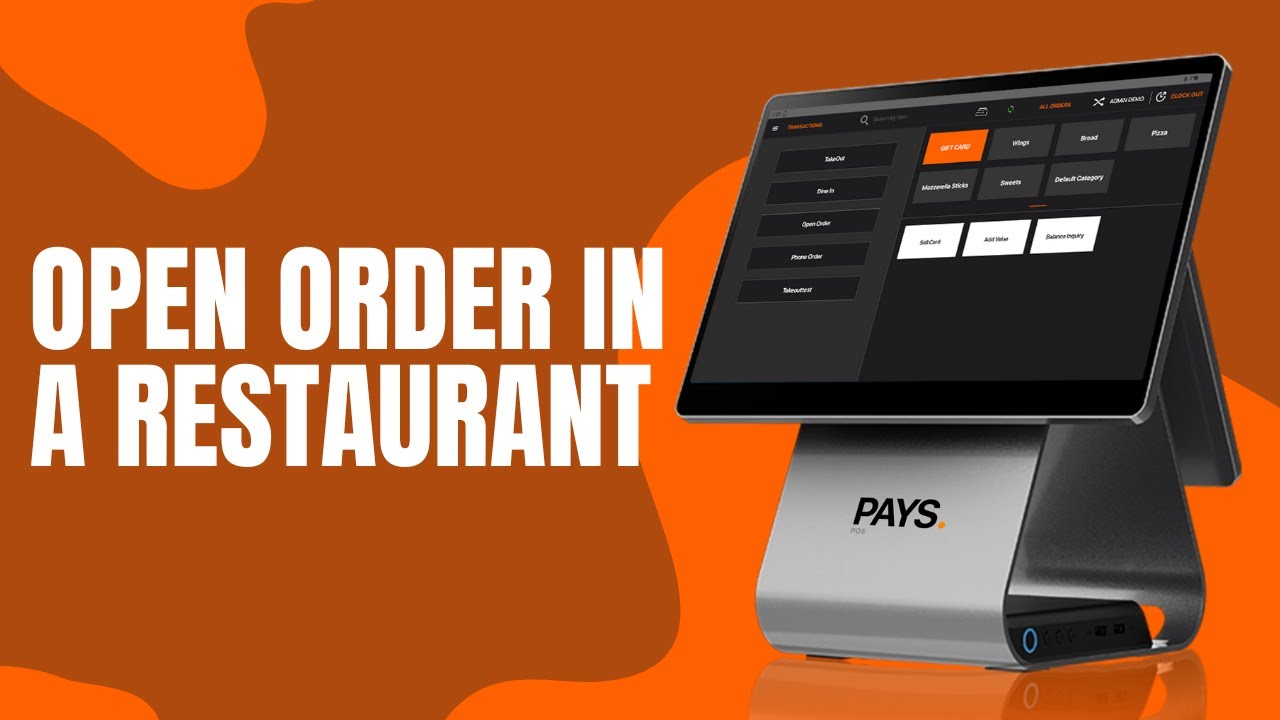 How to Use Open Order in a Restaurant POS System