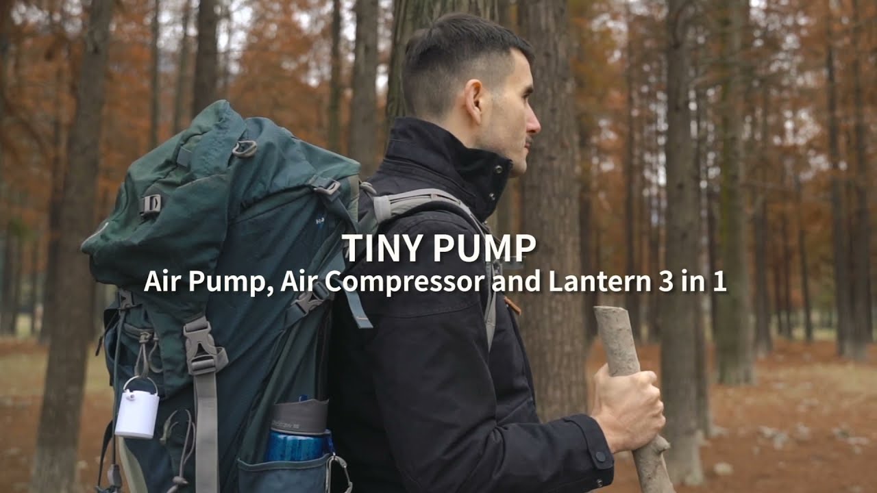 TINY PUMP X 2024 - 3-in-1 Rechargeable Mini Air Pump  | Flextail | Outdoor, Hiking, Camping