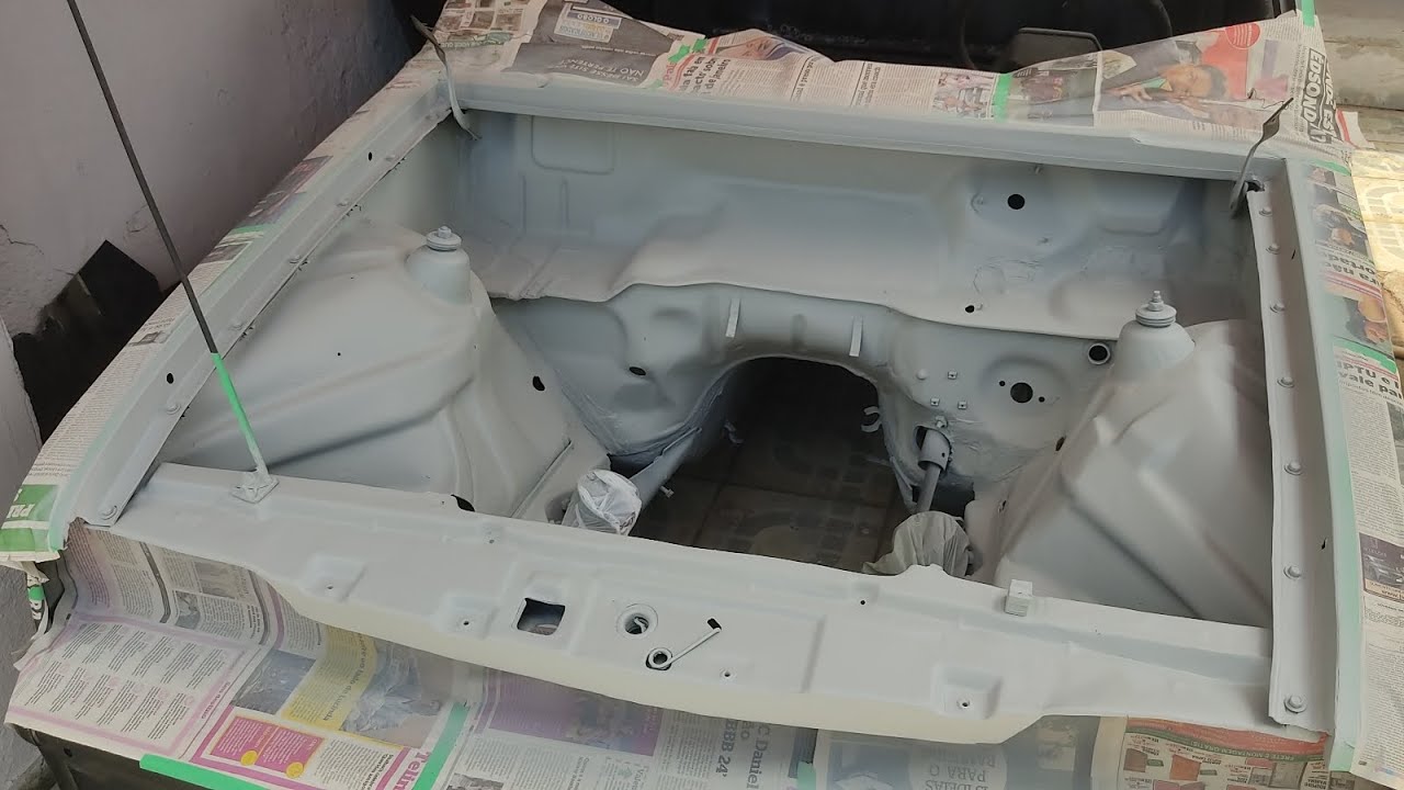 Adiantei a preparação do cofre do motor da chevynha 💪
