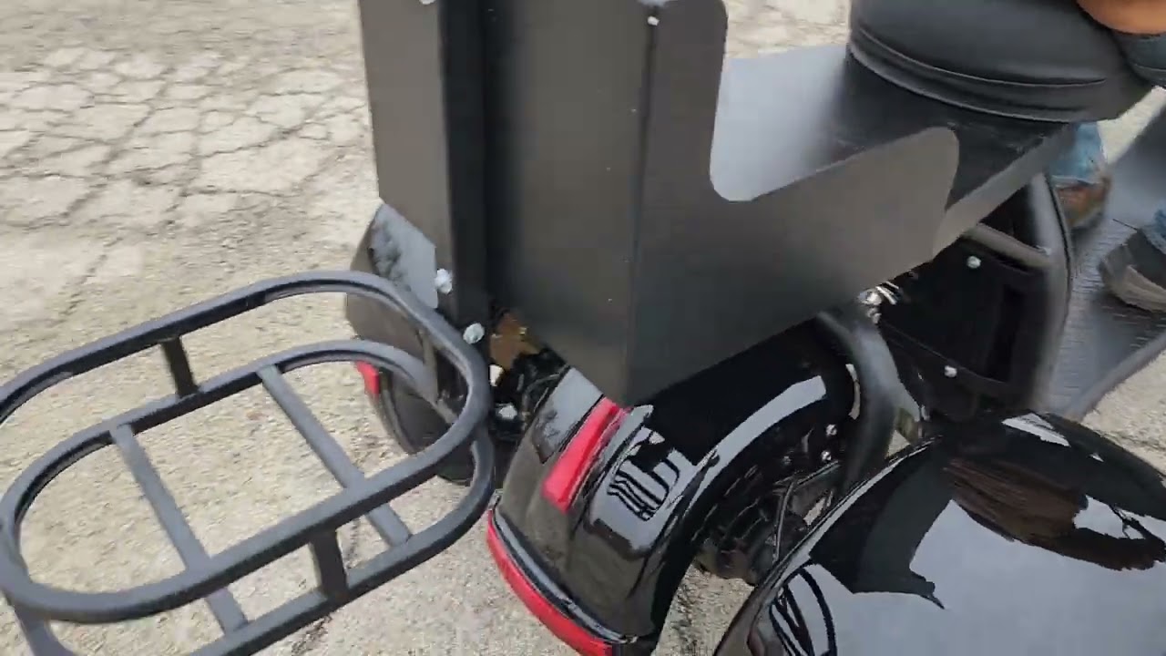 2000 Watt City Coco Fat Electric Tire TrikeWith Golf Cart  Bag Holder