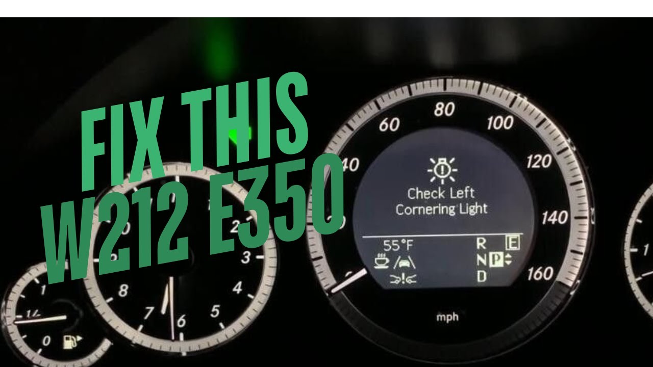 Лампа поворотника Mercedes Check Right Left E350 &mdash; самостоятельная замена лампы для W212 2011 201...