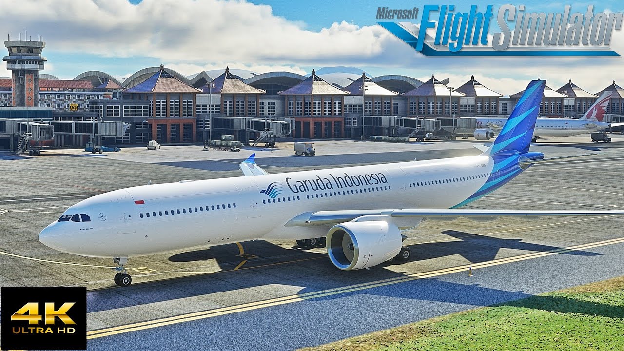 Microsoft Flight Simulator 2020 - LETS GO VACATION with GARUDA INDONESIA to KOMODO ISLAND!!