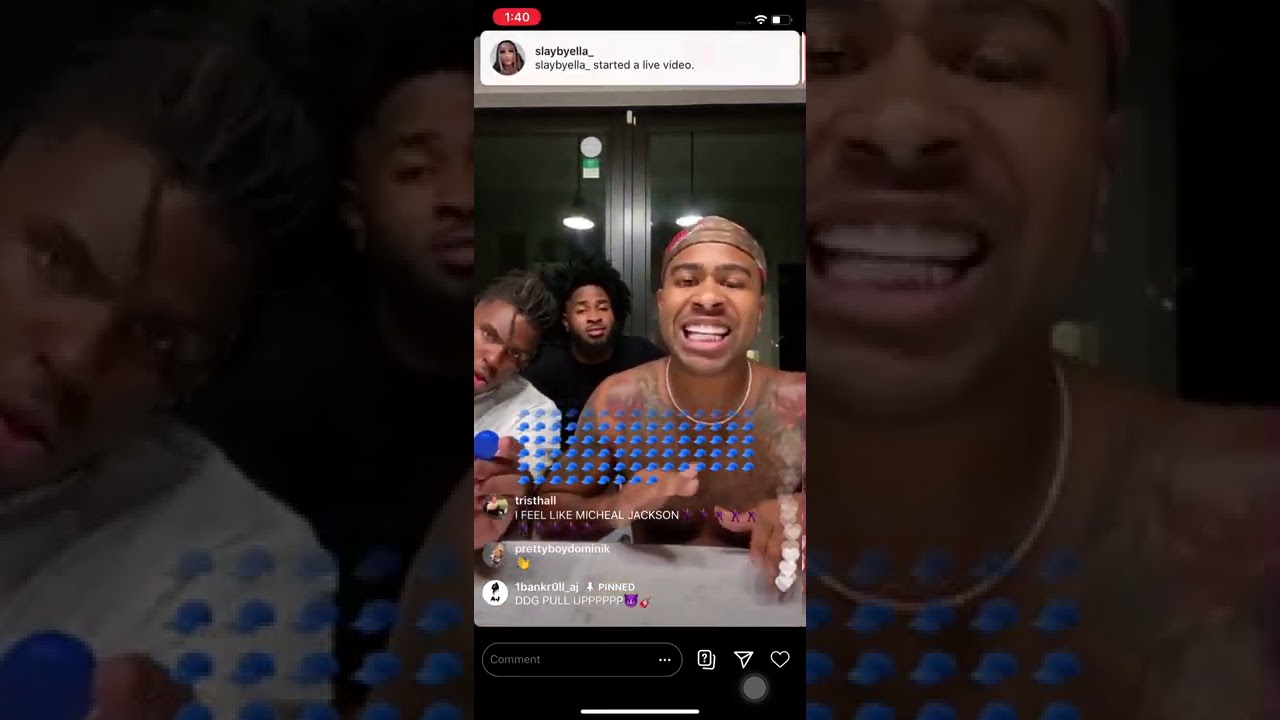 PRETTYBOYFREDO EXPOSES DDG AND CJSOCOOL!FULL IG LIVE