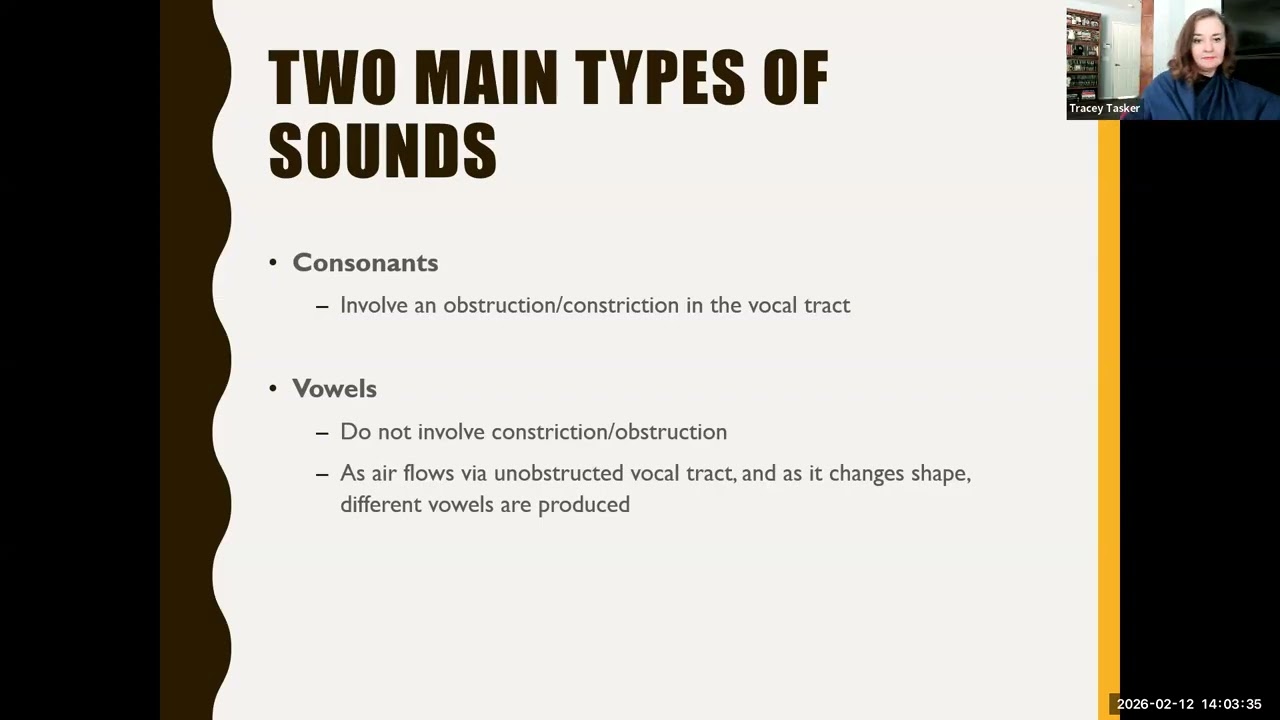 SLP 391 Week 4  2026 Consonant Overview