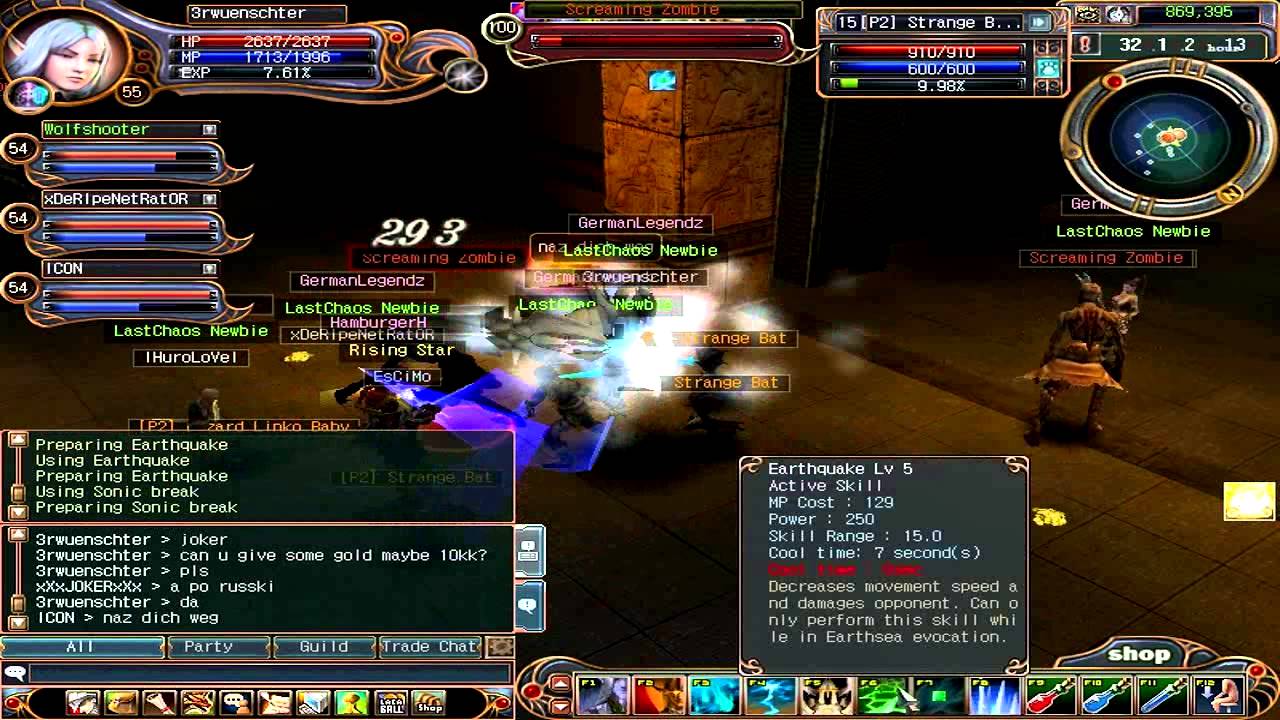 Last Chaos Level 1 - 90 Leveln - Zur viert!