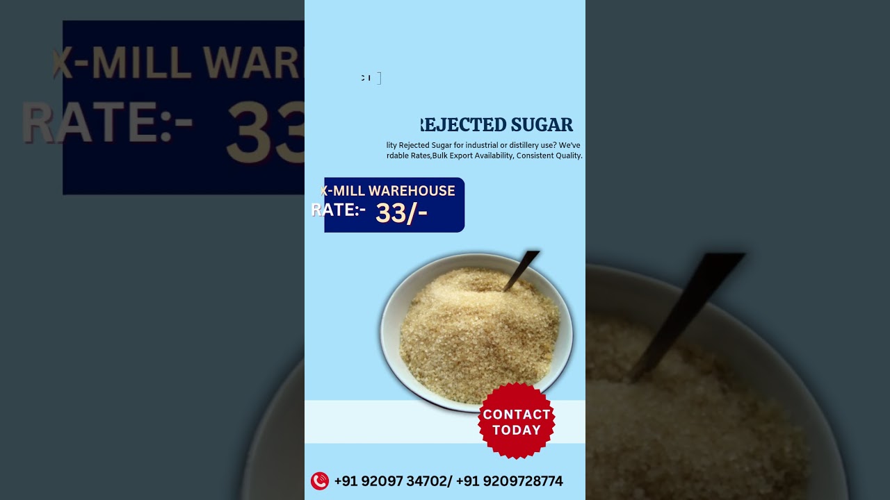 Export Rejected Sugar in Bulk |Affordable, High-Quality Export-Grade Sugar! #SugarExport #BulkSupply