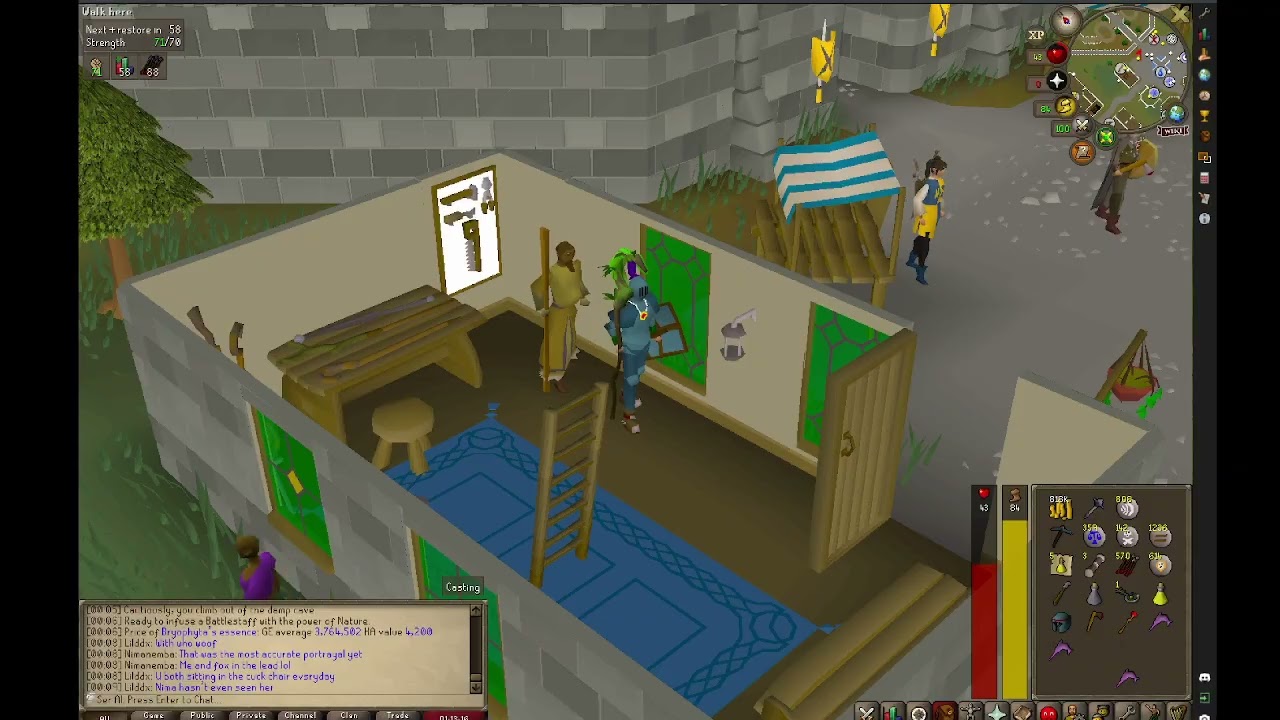 Old School RS - Ultimate Iron Man - Byrophyta Staff