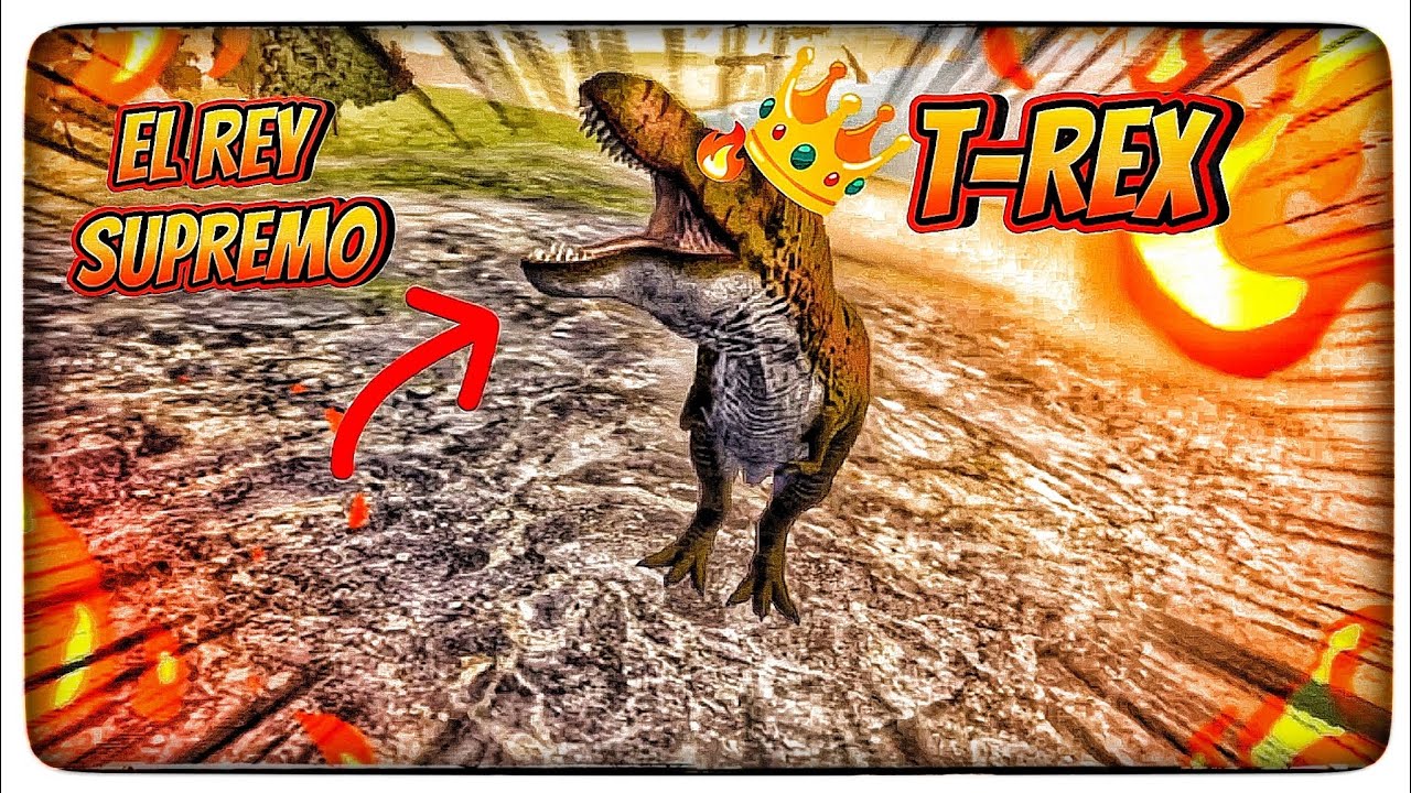  🧢🦖EL T-REX😱EL DINO MÁS IMPLACABLE DE THE CURSE ISLE 🔥