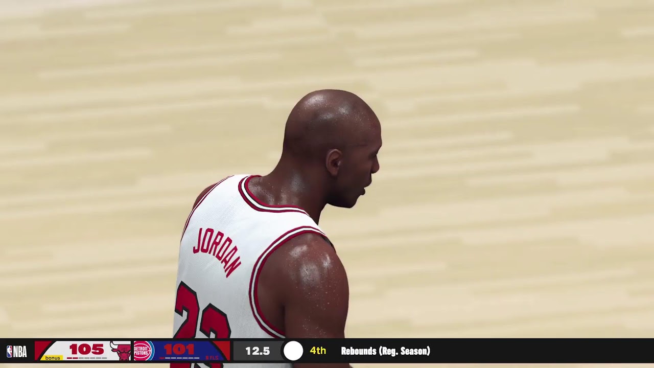 NBA2K26 Bulls vs Detroit (Jordan vs Thomas)