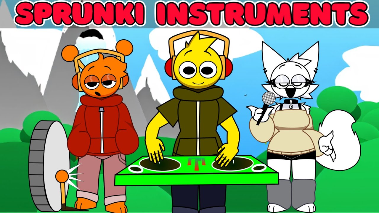 Sprunki Human Retake &ndash; Every Character With Their Instrument! 🎶 Custom Mod