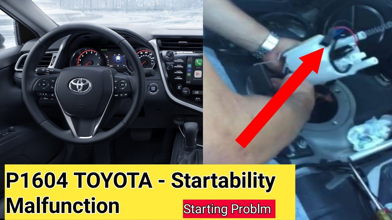 How To Fix Startability Malfunction P1604 | Causes solutions | My car Starting Problm Camrry 2015
