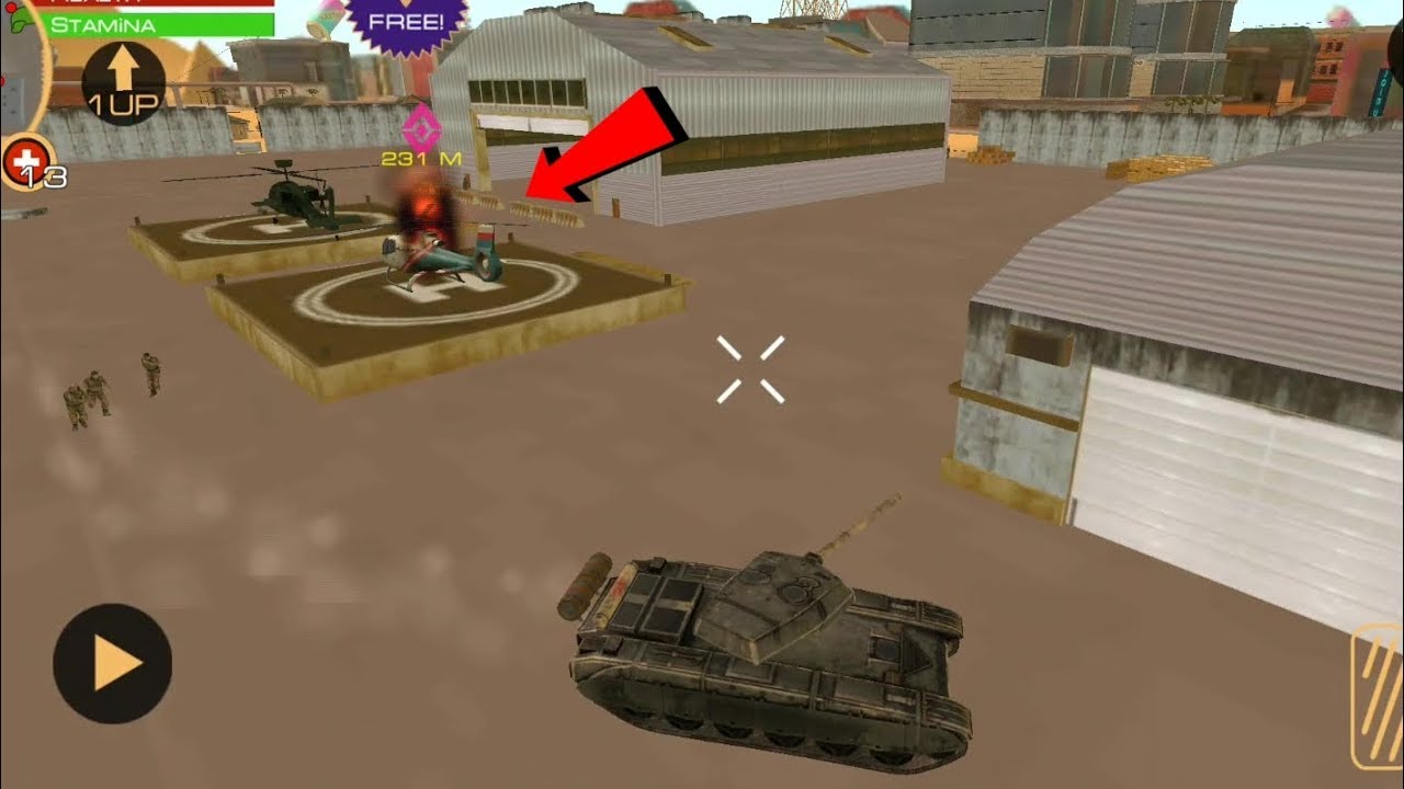 Grand Vegas Crime (Army Tank Destroyed Army Private Helicopter) - Mission complete
