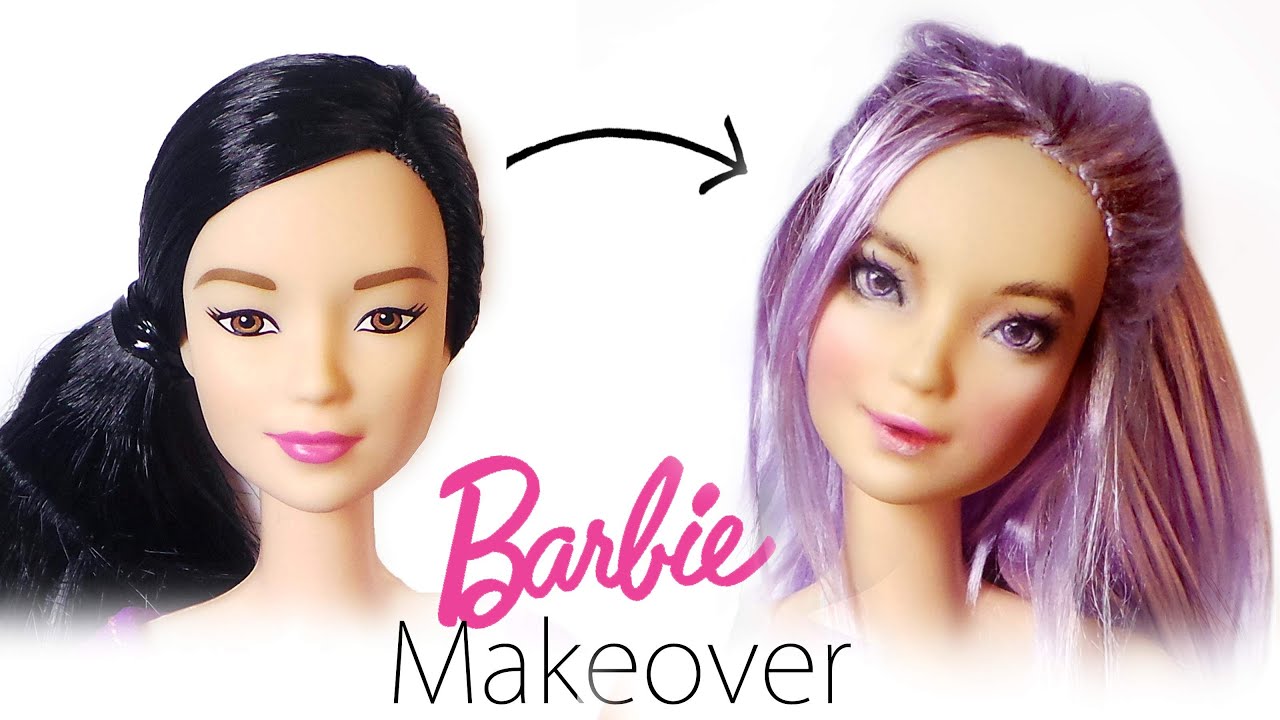 Barbie Makeover: Doll Repaint #4 - Barbie Made To Move