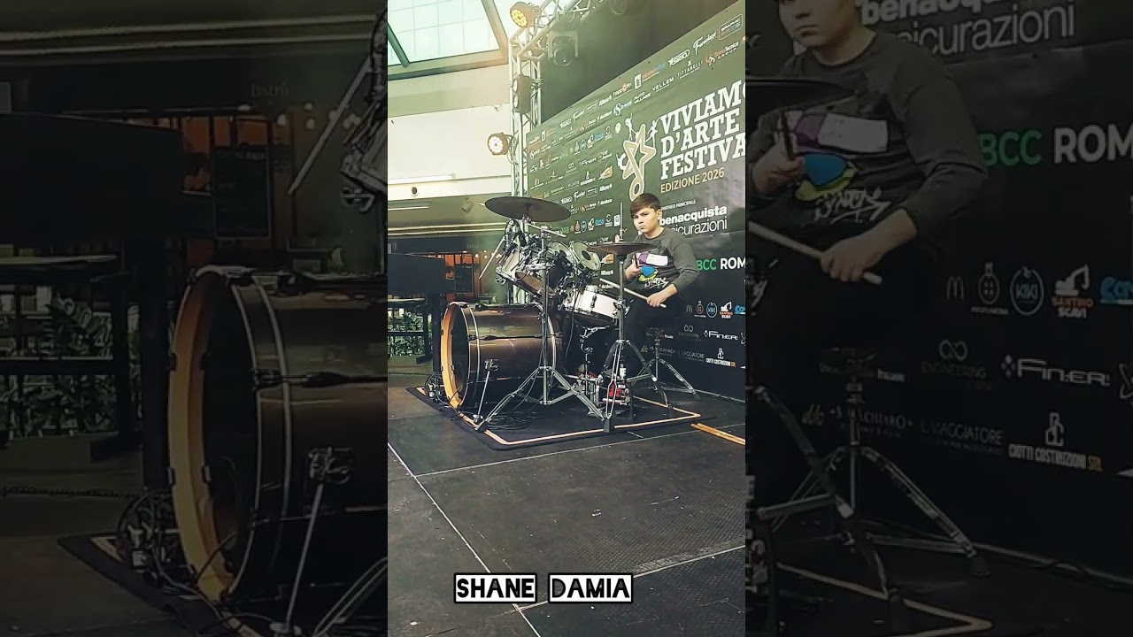Audizione a viviamo d'arte festival ...Shane Damia 13 anni